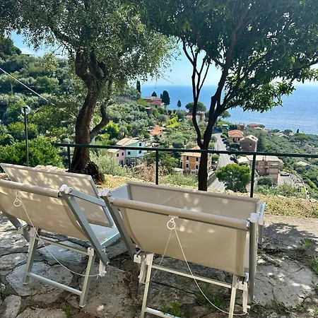 Ca' Maria Colombo, Entire With Sea View And Garden *